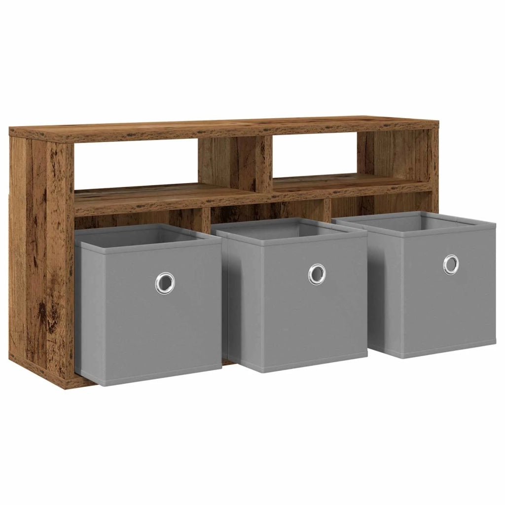 Lowboard con cassetto Legno vecchio 72 x 22,5 x 38 cm