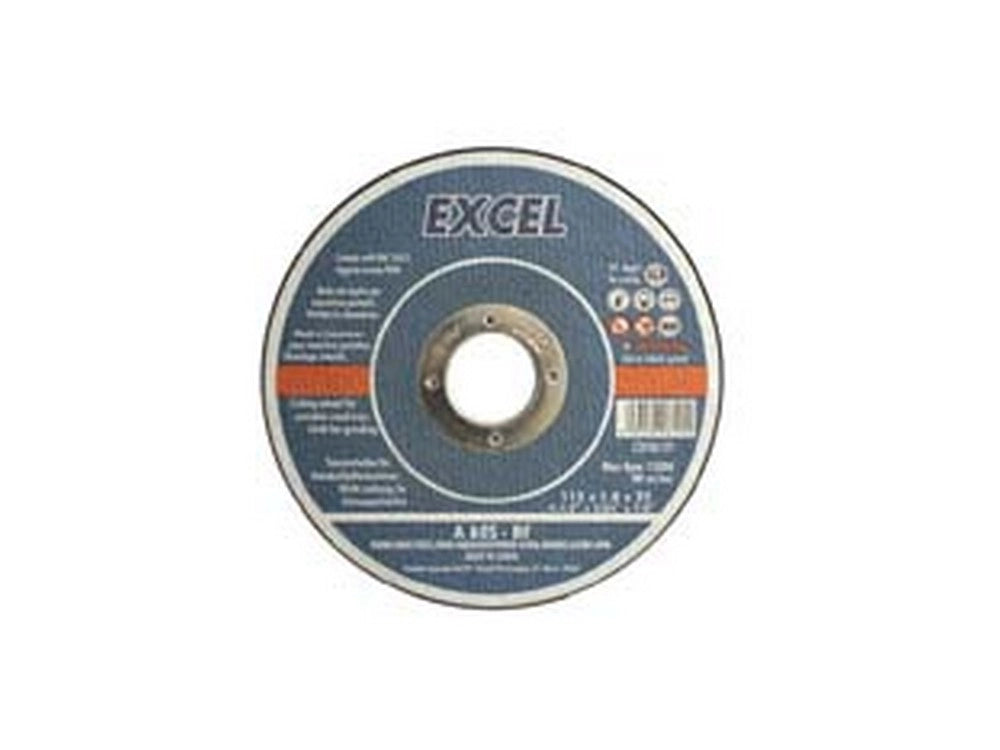 100pz dischi taglio sottile centro piano ferro/inox  mm.115  mm115x1,6 foro cod:ferx.fer154987