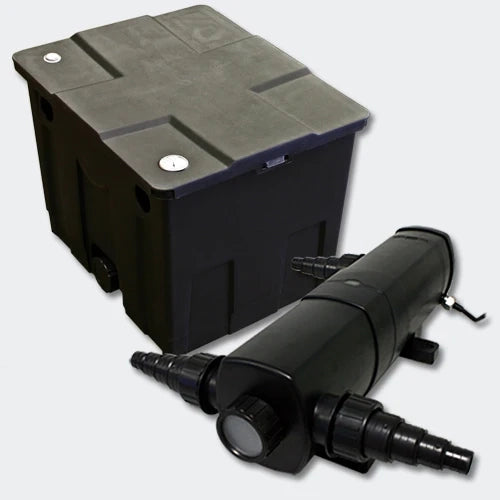 Kit di filtrazione per laghetti con filtro biologico per laghetti da 12000 litri e sterilizzatore UVC da 36 Watt 4216502