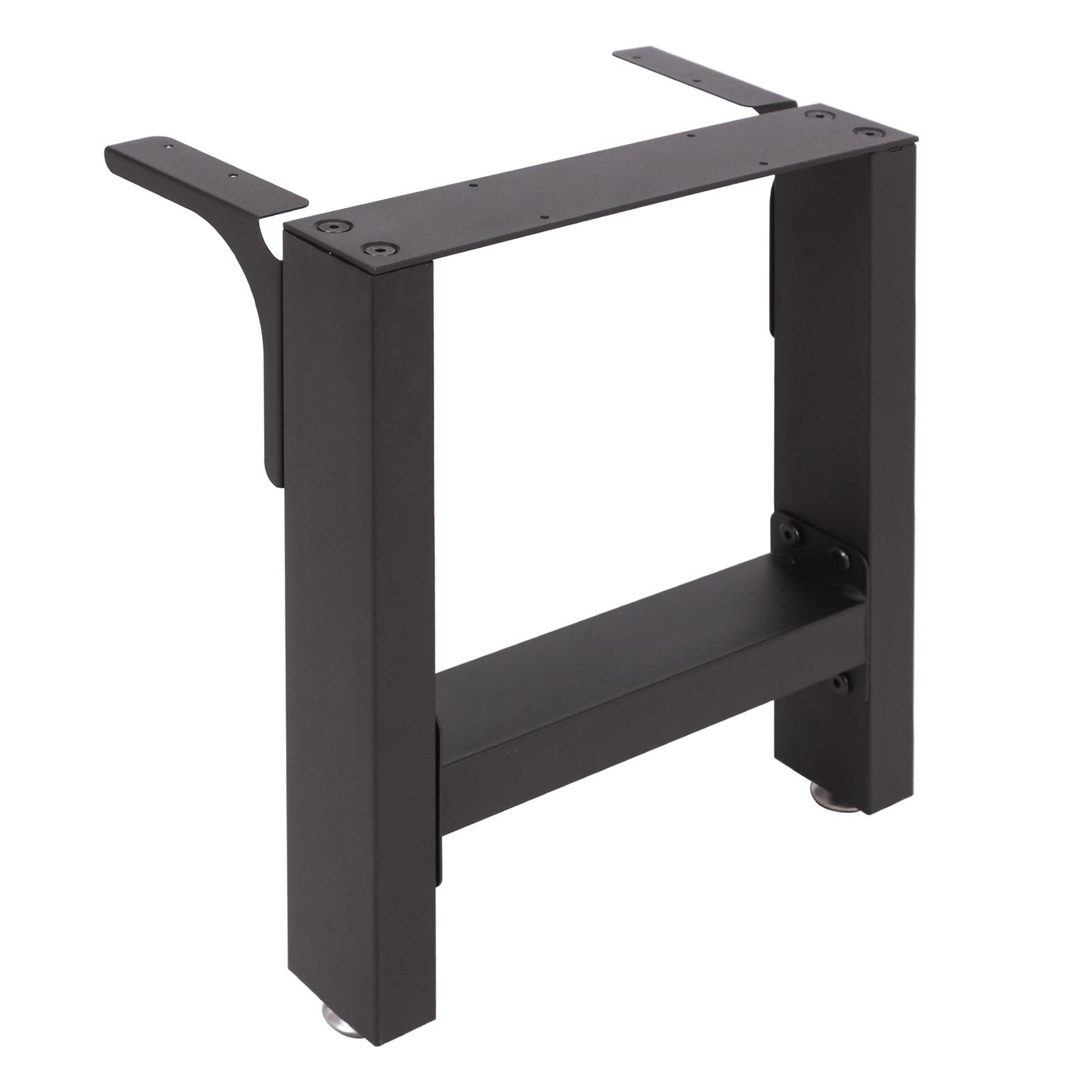 Base per panche verniciatura a polvere nero 30x43cm Telaio quadrato panca