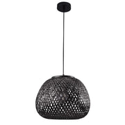 Lampada a sospensione boho nera Ø35 Zanzibar E27 Polux