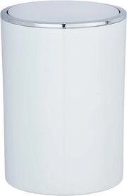 Cestino con coperchio oscillante capacità 5 L diametro 18,5 x 25,5 cm Bianco