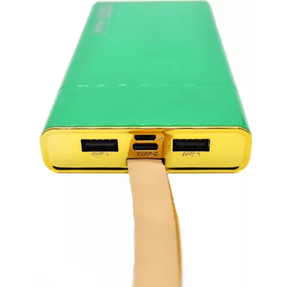 Trade Shop - Power Bank Q-cd900 15000mah Portatile Ricarica Rapida Indicatore Alimentazione Torcia Led -