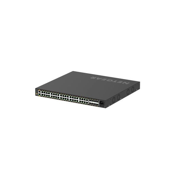 Netgear gsm4248px-100eus switch di rete gestito l2/l3/l4 gigabit ethernet (10/100/1000) supporto power over ethernet (poe) nero - 130816