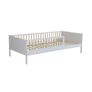 Letto bambino 90cm pino naturale rete a doghe inclusa, bianco