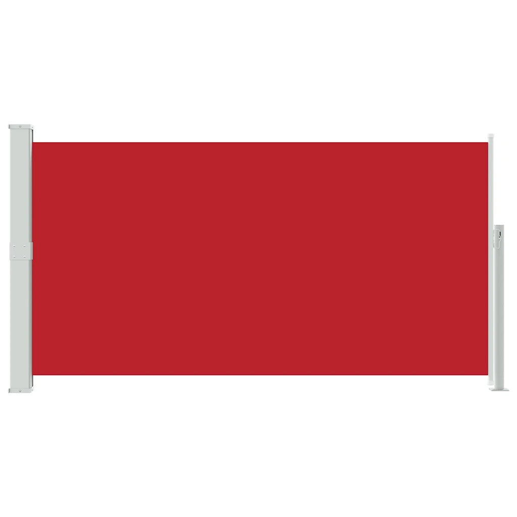 Tenda Laterale Retrattile per Patio 170x300 cm Rosso