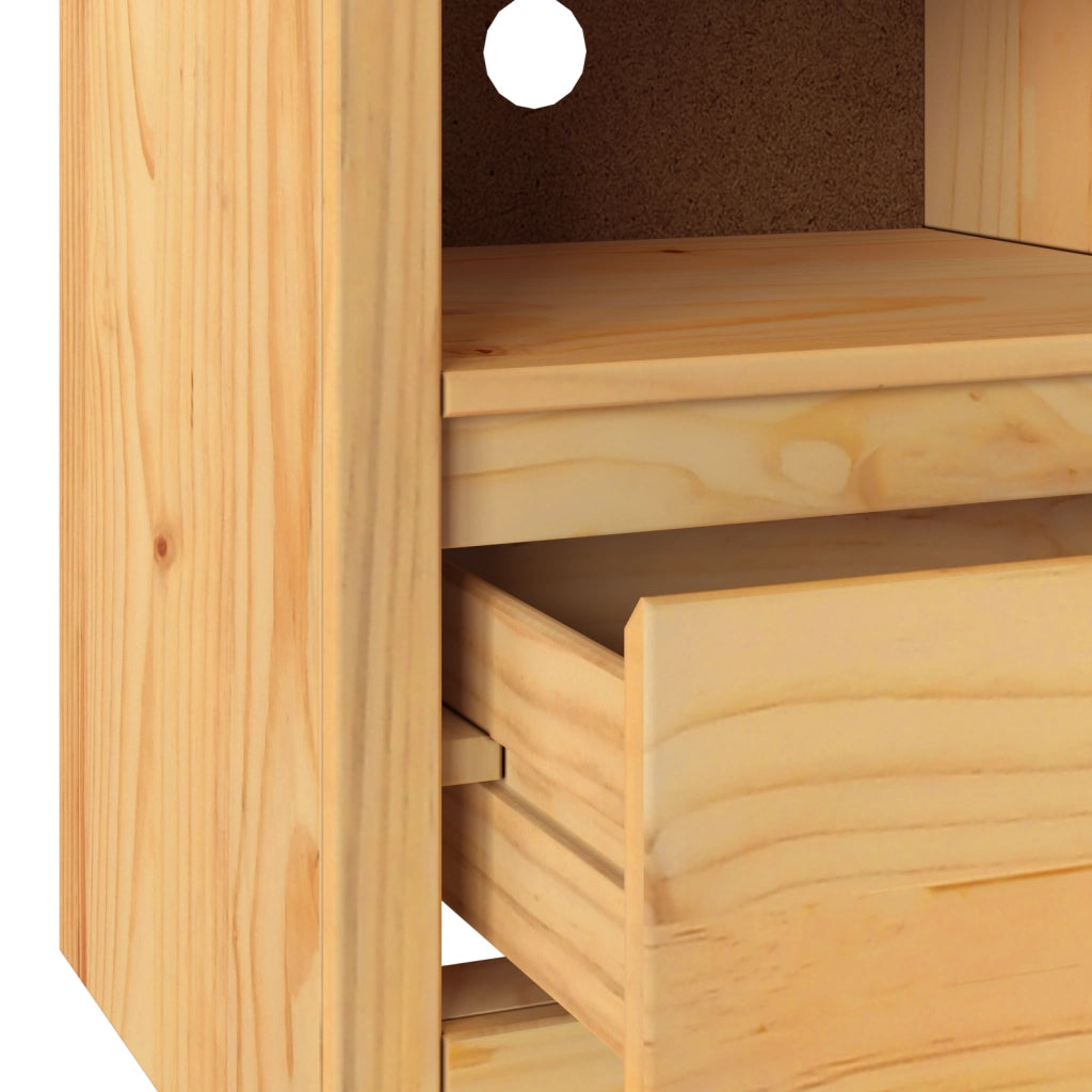 Mobile TV  "DRAMMEN" 99x43x55 cm in Legno Massello di Pino