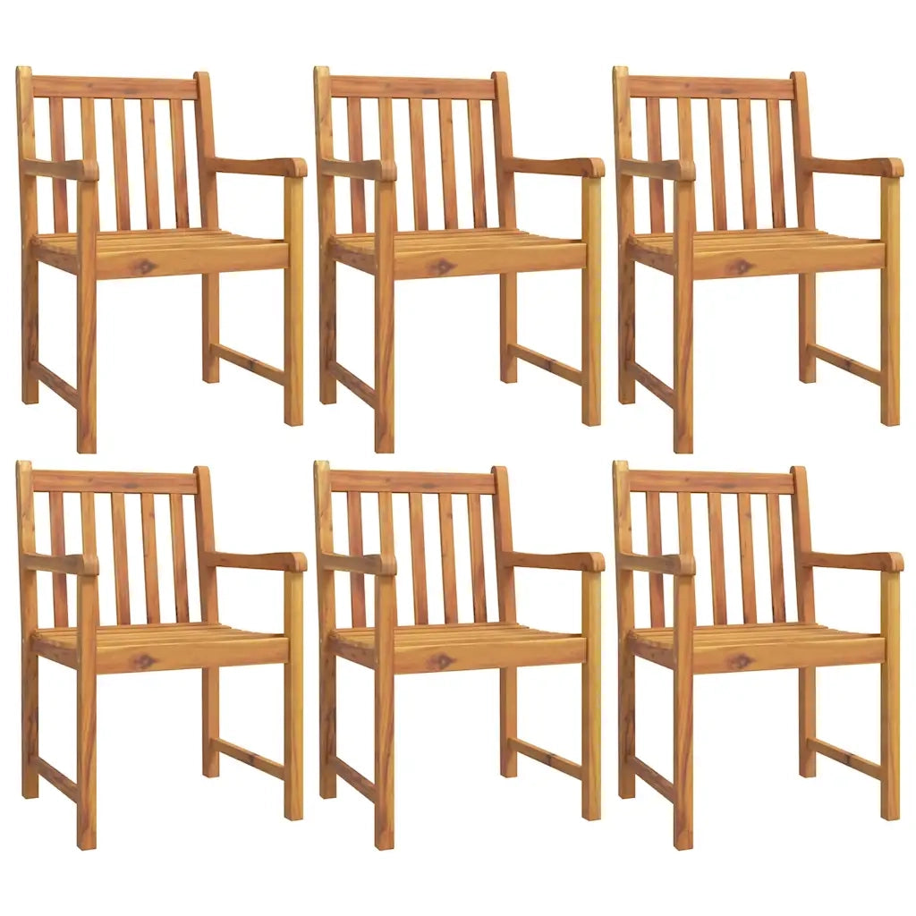 Set da Pranzo da Giardino 7 pz in Legno Massello di Acacia 3206279