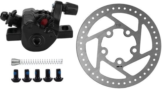 Kit di sostituzione disco freno di alta prestazione - 110 mm - Adatto per Mijia M365/Pro - Lega di alluminio