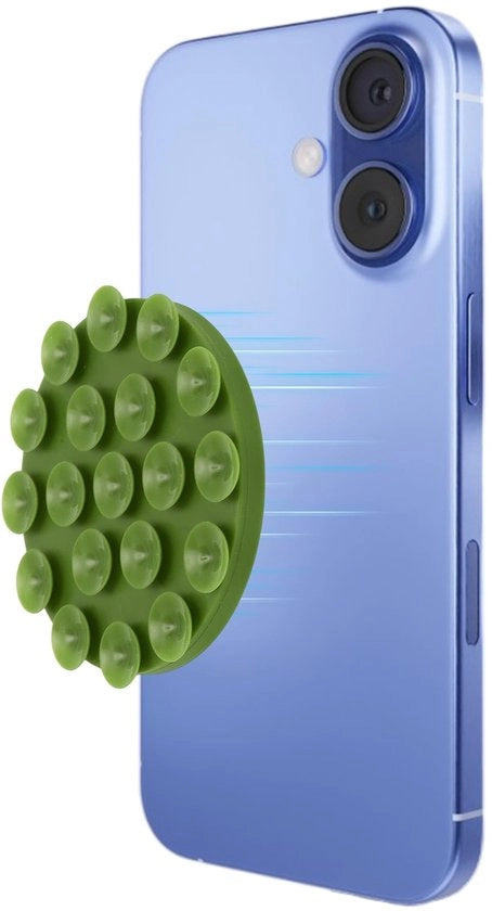Sostegno per smartphone magnetico - Sostegno auto adesivo - Antiscivolo - Duraturo - Per dispositivi mobili - Presa forte - Supporto per telefono cellulare