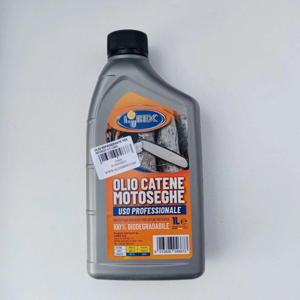 Lubex 1lt olio refrigerante protettivo per catena motosega scoppio ed elettrica