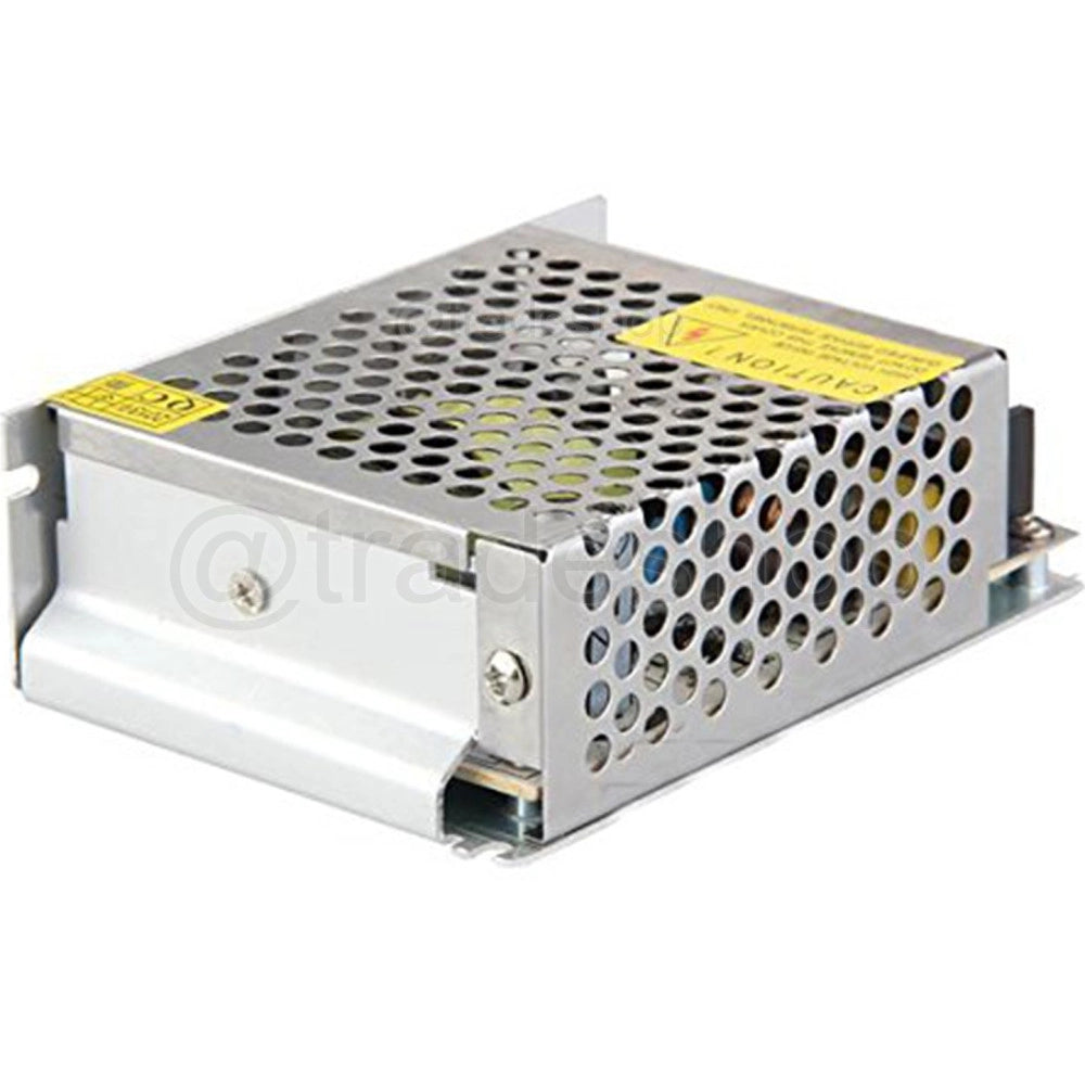 Trade Shop - Alimentatore Trasformatore 220v Stabilizzato 24v 5a Trimmer Per Led Telecamera -