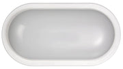 1pz plafoniera ovale bianca led 1500 lumen 15w cod:ferx.94521