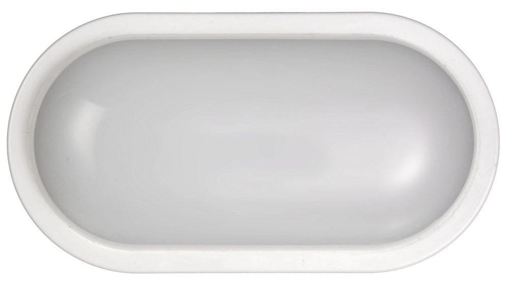 1pz plafoniera ovale bianca led 1500 lumen 15w cod:ferx.94521