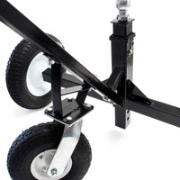 Carrello sposta rimorchio roulotte regolabile in altezza max 500 kg con 3 ruote Aiuto di manovra