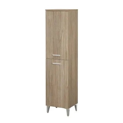Colonna bagno a terra 150 H rovere tropea con due ante  Martha