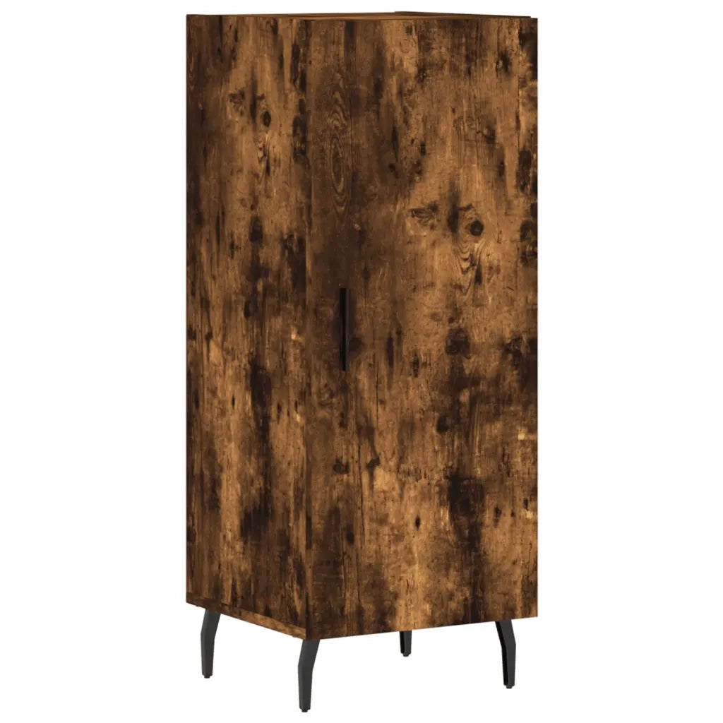 Credenza | Madia | Buffet da pranzo | Armadio da pranzo Rovere Fumo 34,5x34x180 cm in Legno Multistrato
