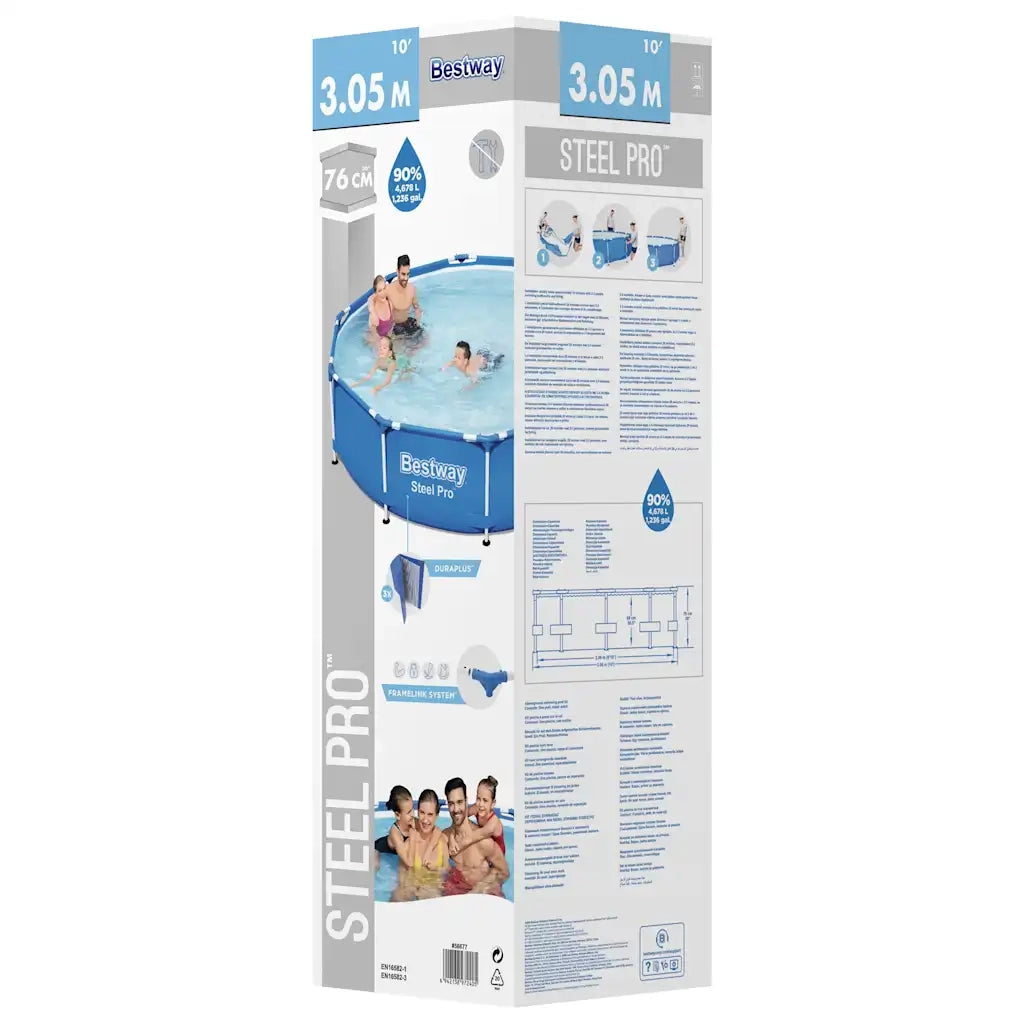 Bestway Piscina Steel Pro 305x76 cm  cod mxl 30211