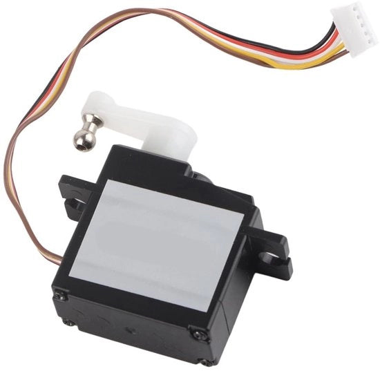 Accessorio di Servo per Migliorare le Prestazioni - Compatibile con 144001 - Componenti per Auto a Controllo Remoto - Motor a Stecca Metallica - Sostituzione Continua - Modello di Auto