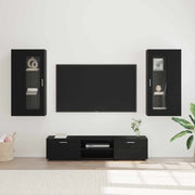 Set mobile TV con cassetto FLORIN 3 pcs Nero Legno multistrato