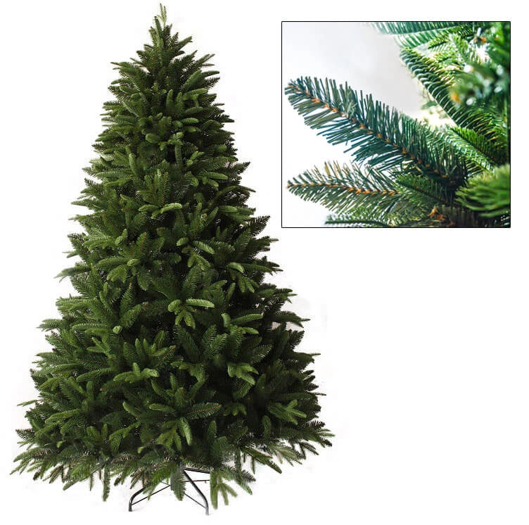 Albero di Natale Artificiale 240 cm 75 Rami Vanzetti Pino del Gargano Verde