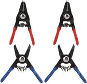Set di anelli di pressione 4 pezzi universale - Metallo - Anello di pressione interno/esterno - Resistente allo sforzo/solido - Ideale per la riparazione di autoveicoli - Tang per anello di pressione