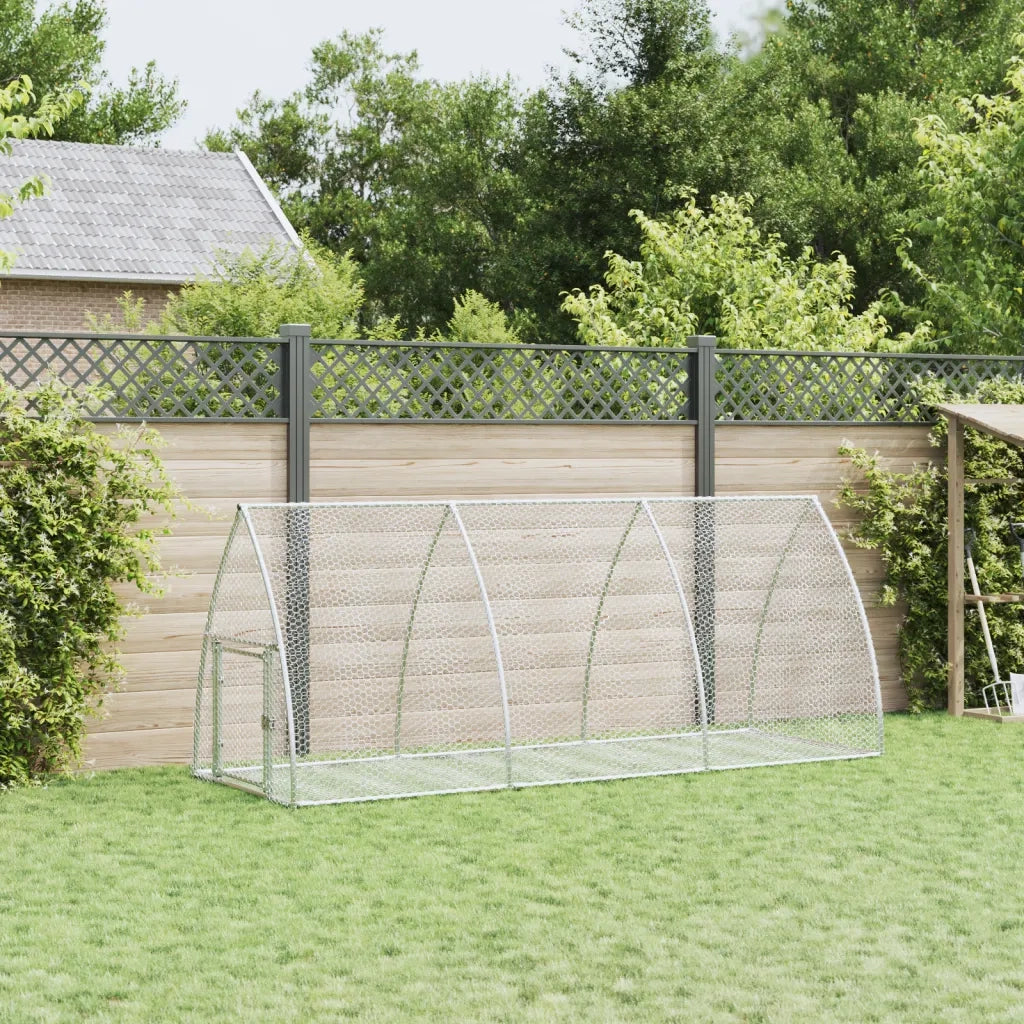 Conigliera Argento 105x300x120 cm in Acciaio Zincato 3281528