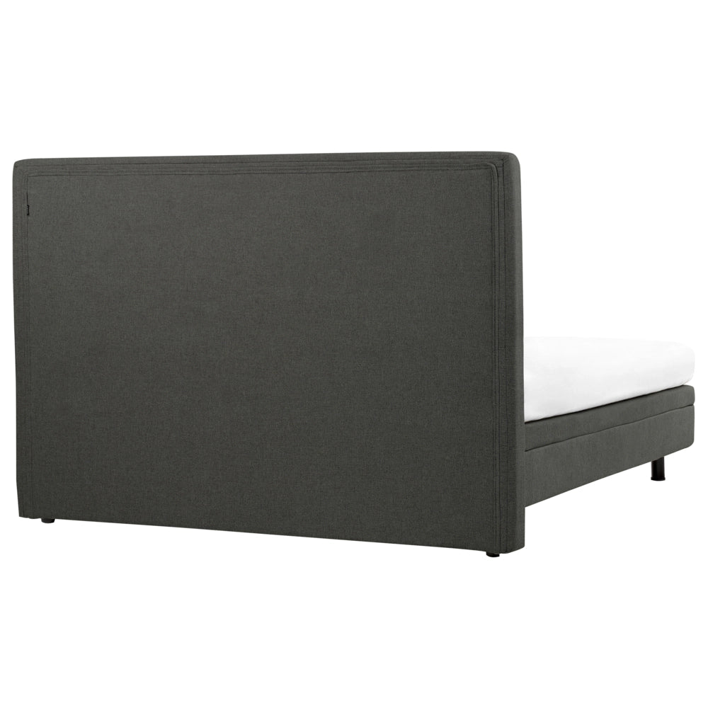 Letto matrimoniale grigio scuro regolabile elettricamente con telecomando 180 x 200 cm stile moderno