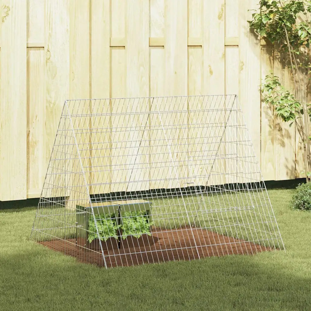 Gabbia per Conigli Argento 110 x 100 x 85 cm Acciaio zincato CFW8283953