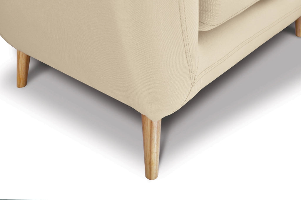 Divano 2 posti in tessuto beige dallo stile scandinavo - Emily - DI-EM112P