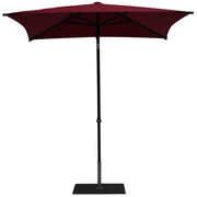 Ombrellone da Giardino 2x2 m Palo Ø38 mm in Alluminio Tessuto Olefin Trend Bordeaux