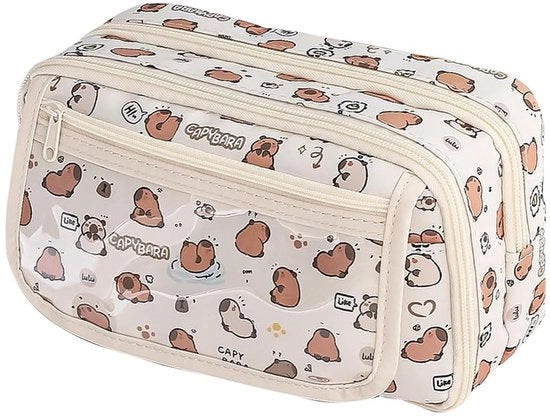 Borsa Penna Capybara con Spazi Ampi per Scuola e Viaggi, Ideale per Ragazzi e Ragazze