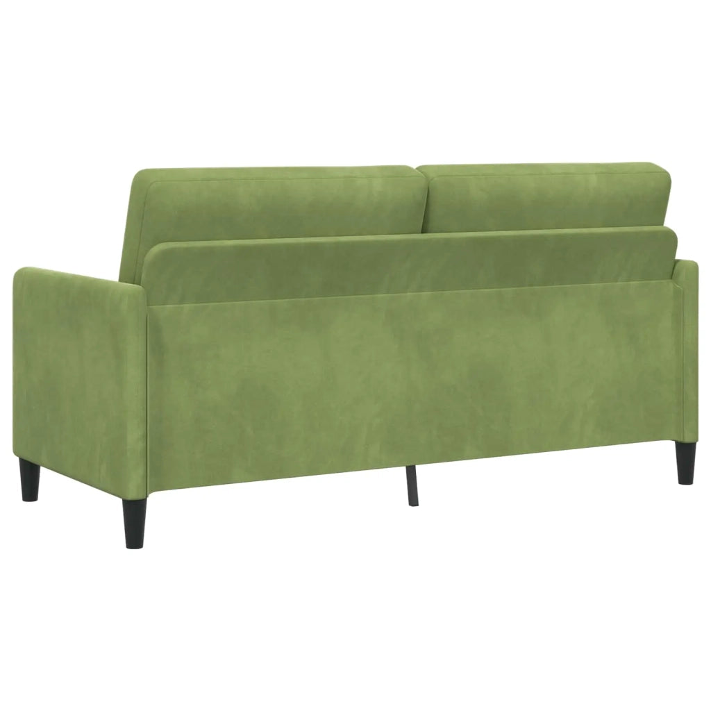 Set di Divani con Storage 2 pz Verde chiaro Poliestere 3429221