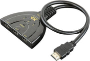 Scherm a HDMI con 3 ingressi e 1 uscita 4K UHD/3D/4K compatibile con Fire Stick, PS5, Xbox - SUPPORTA HDCP 2.2