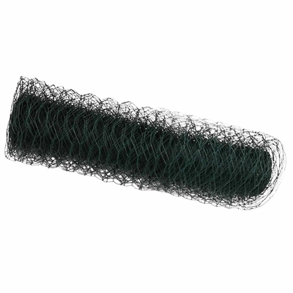 Recinzione Esagonale Verde 0,4 x 10 m PVC 42005331