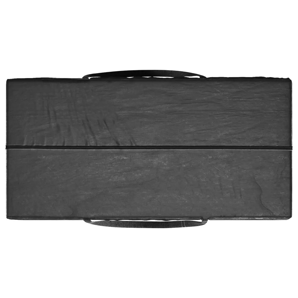 Borse Porta Cuscini Giardino 2 pz Nere 150x75x75 cm Polietilene CFW1085999