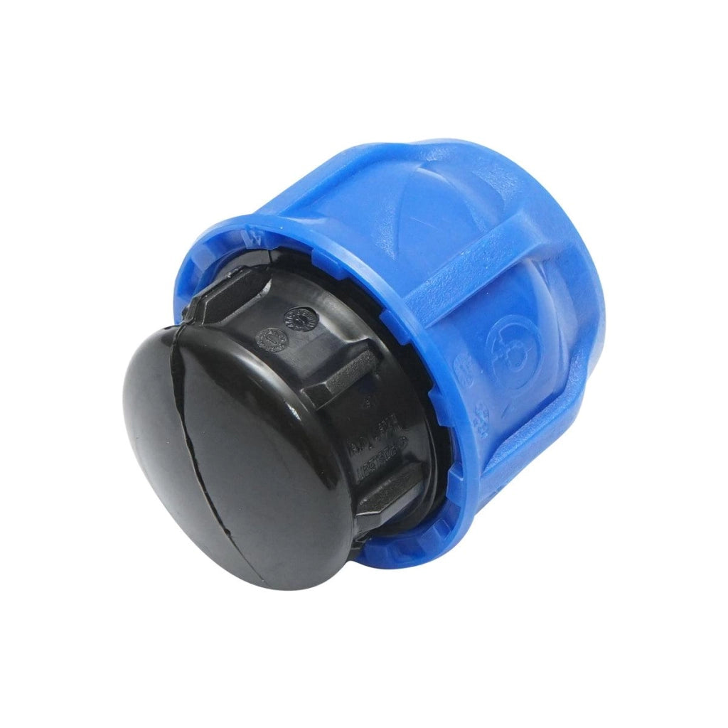 Tappo a compressione con filettatura interna 25mm, PN16 per sistemi di irrigazione Tappo Fine Linea RACCORDO A COMPRESSIONE