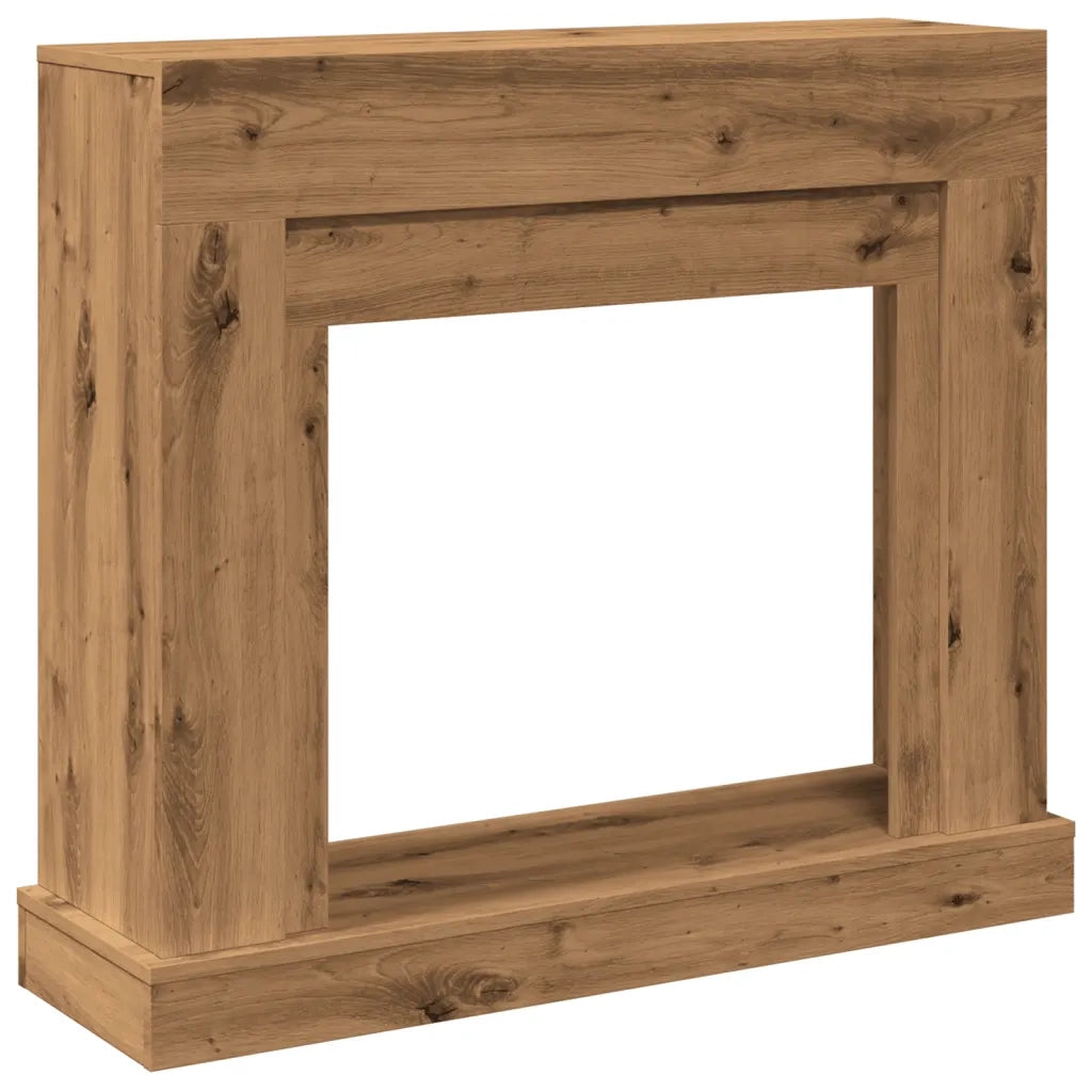 Cornice per Camino Rovere Artigianale 100x30x87,5 cm Truciolato 854570