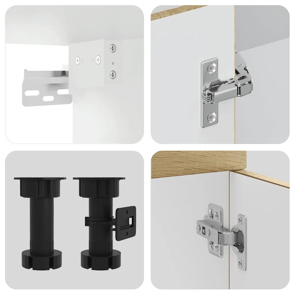 Set Mobili da Cucina 8 pz Porto Rovere Sonoma in Truciolato 3314844