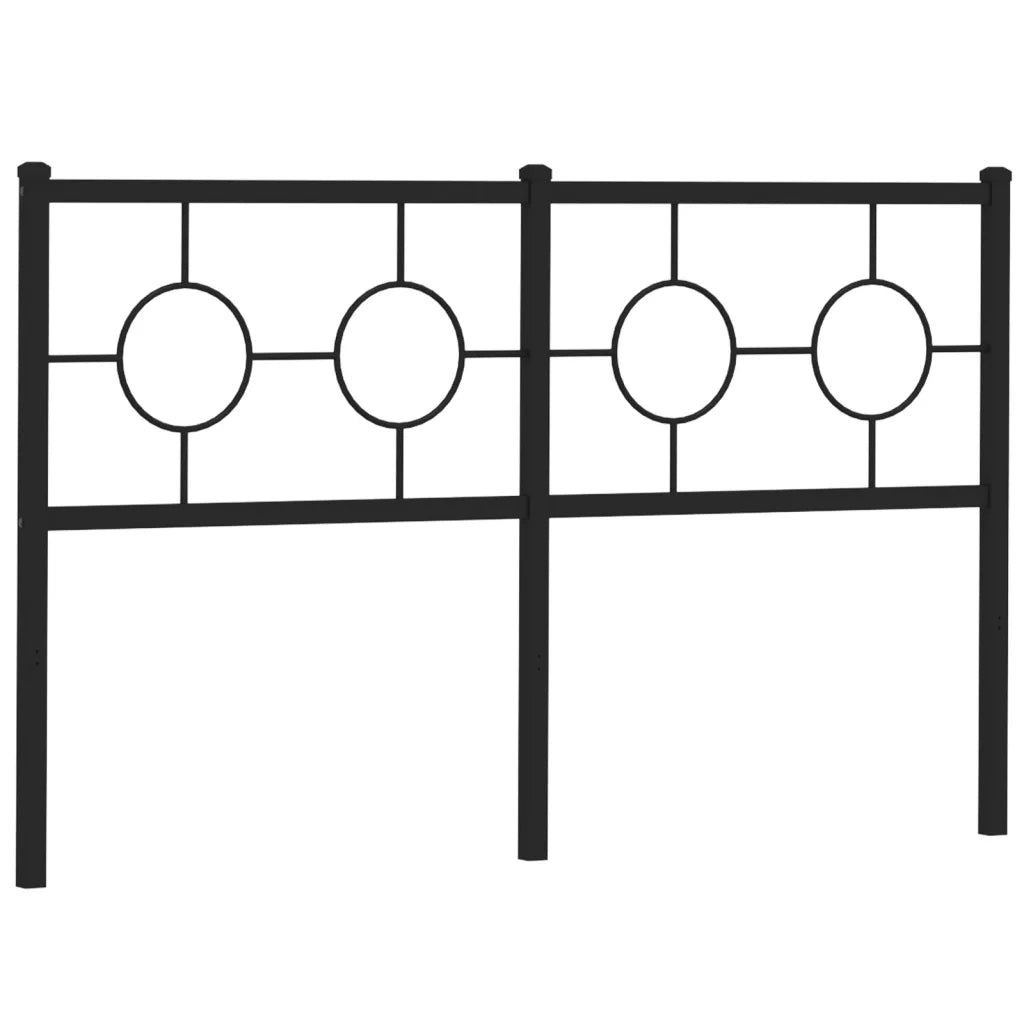 Testiera di Ricambio in Metallo Nero 160 cm 376261
