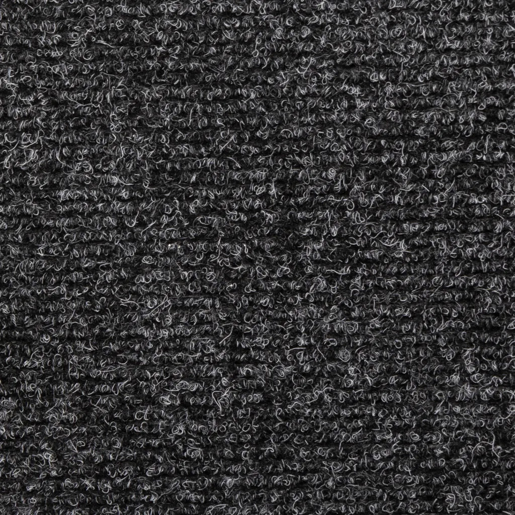 Tappetini per scale autoadesivi 10 pz 65x21x4 cm Grigio Scuro bordo rettangolare 149725