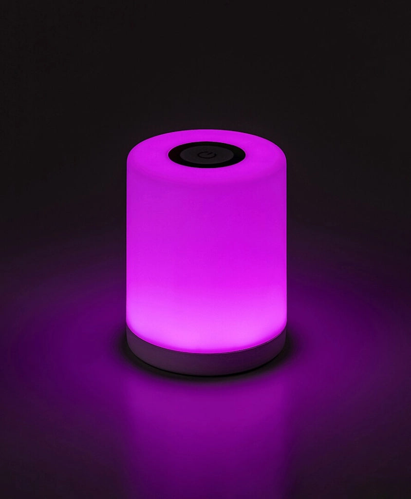 Lampada notte bimbi cilindrica LED RGB dimmer USB-C Rabalux