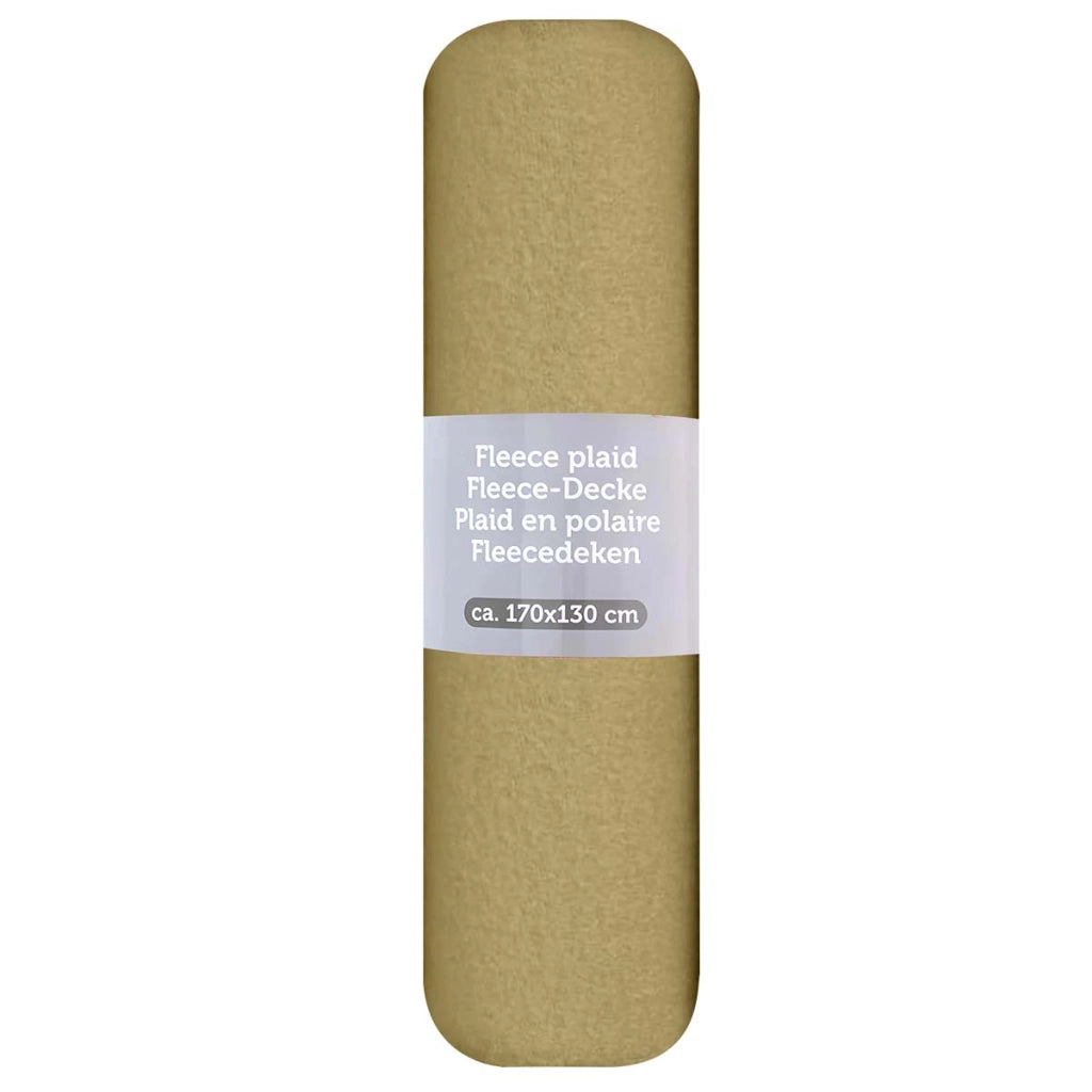 Coperta in morbido pile 130x170 cm calda per divano e letto Verde Inny