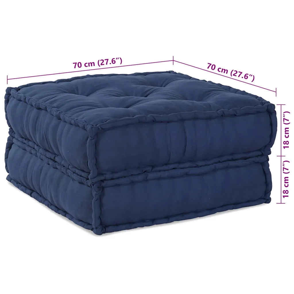 Unit¨¤ di Divano Modulare 2 pz Indaco 140 x 70 x 36 cm Tessuto CFW5692946