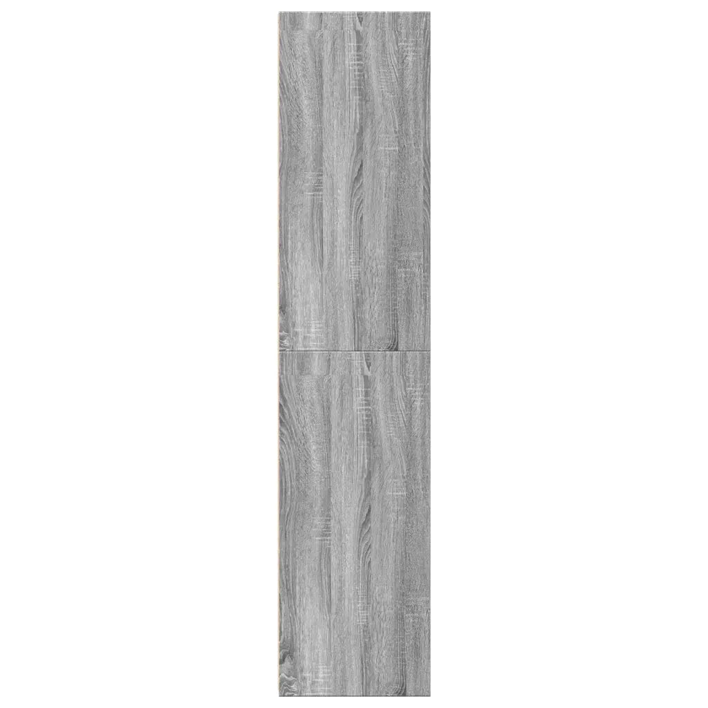 Credenza Grigio Sonoma 45x41x185 cm in Legno Multistrato