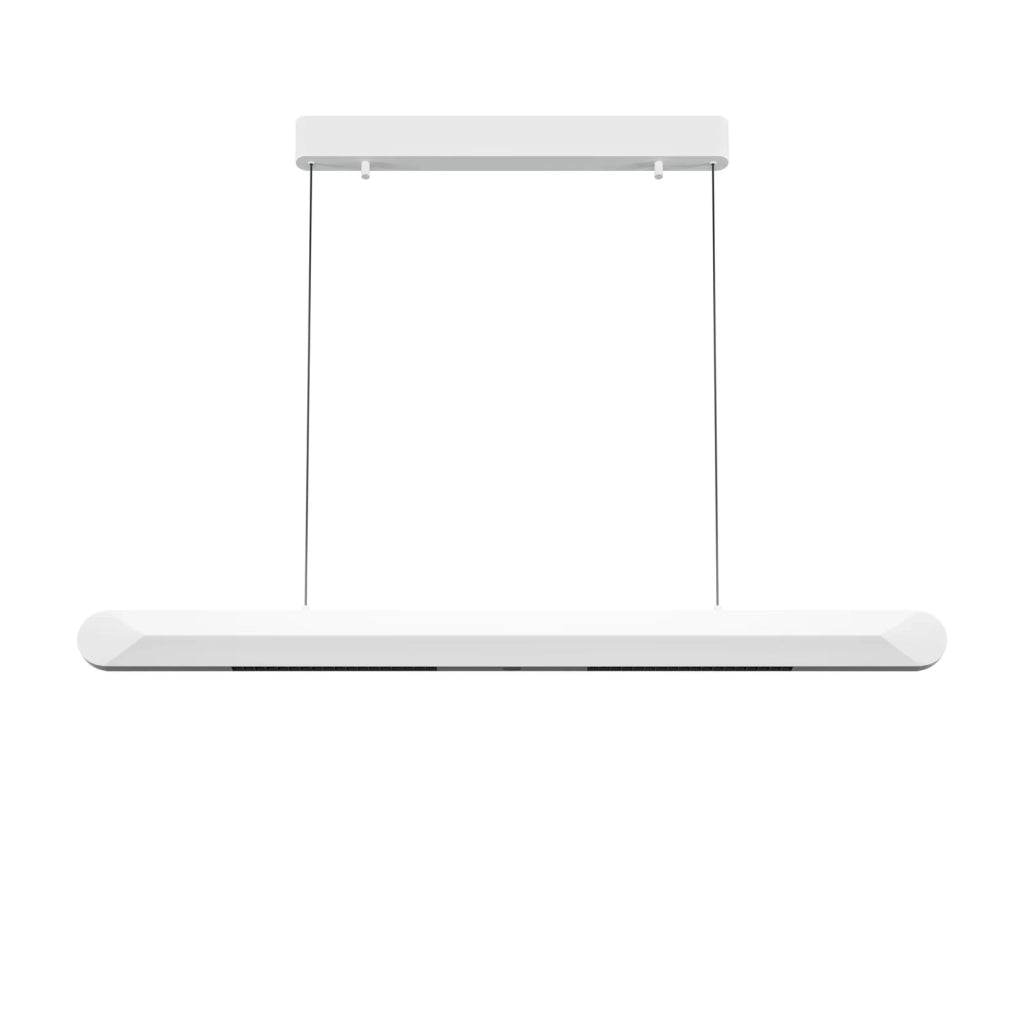 Maytoni Lampadario Moderno Motion 2 luci LED integrato bianco alluminio
