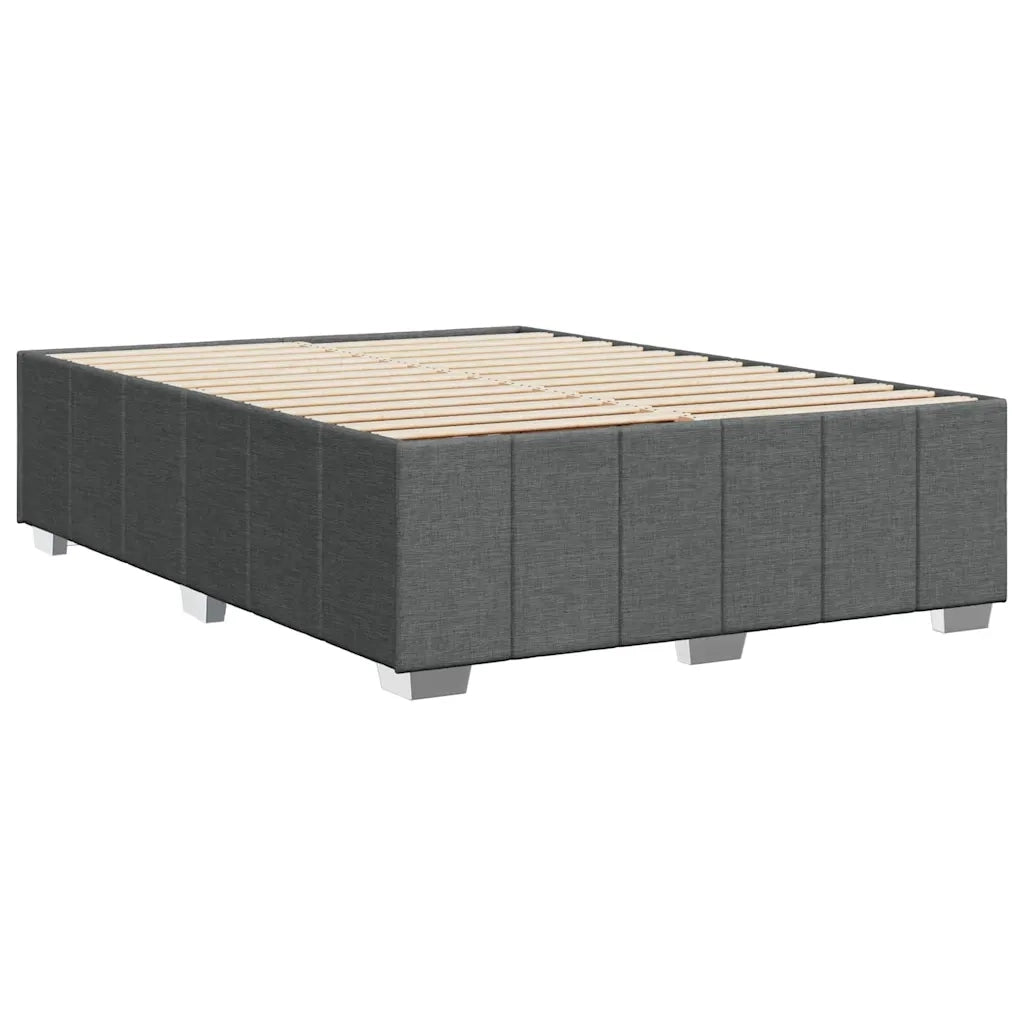 Giroletto senza Materasso Grigio Scuro 140x190 cm Tessuto 3284833