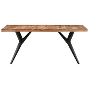 Tavolo da Pranzo | Tavolo da cucina 160x80x76 cm in Legno Massello di Acacia