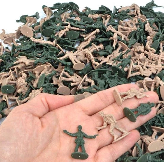 Set di Soldatini in Plastica per Bambini - Collezione di 360 Figure Miniature di Soldati per Ragazzi.