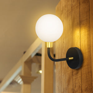 Lampada Da Parete APP1301-1W Black Gold